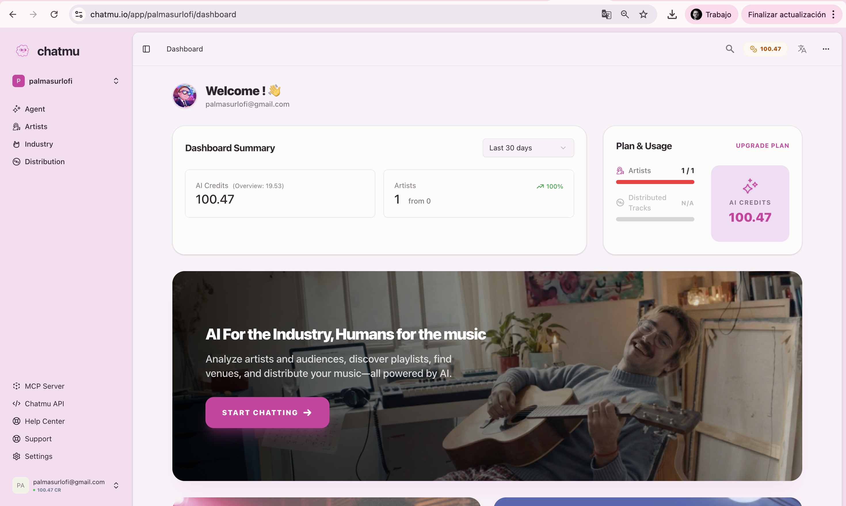 Dashboard API Access